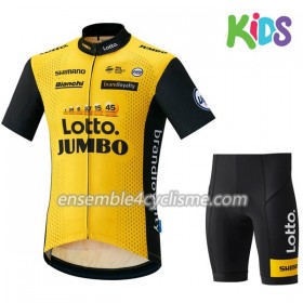 Tenue Maillot + Cuissard 2018 LottoNL-Jumbo Enfant N001